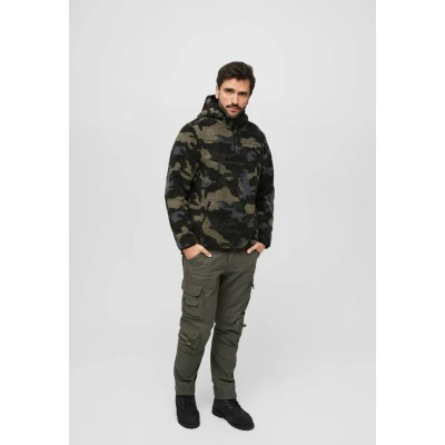 Image of Brandit Fleece jumper, Men&#039;s, Size: Small, Dark camouflage