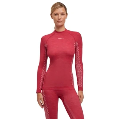 Image of FALKE Women&#039;s Wool Tech Round Neck Functional Shirt, Long Sleeve Cold to Very Temperatures, Breathable, Quick Drying, Odour Inhibiting, Sustainable Wool, Material, Pack of 1