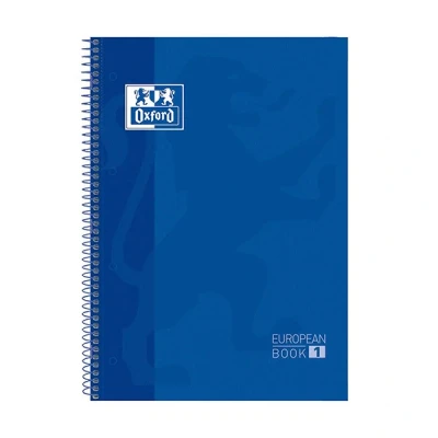 Image of Oxford 944393 Blue Patterned microperforated Notepad A4 Size 80 Sheets