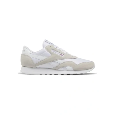 Image of Reebok Classic CL Trainers, Size: 3.5, Footwear white Leather and textile