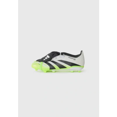 Image of adidas Performance Predator League Unisex Football boots firm ground for kids, Size: 10K, White/core black/lucid lemon shoes