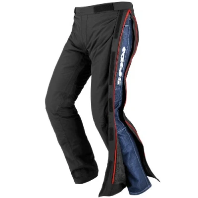 Image of SPIDI Unisex X65 026 Trousers, Black/Blue, XL EU