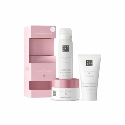 Image of RITUALS The Ritual of Sakura Cherry Blossom &amp; Rice Milk Mini Bath and Body Set