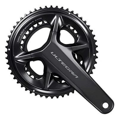 Image of Shimano Ultegra FC R8100 12 speed double chainset, 52 / 36T 170 mm