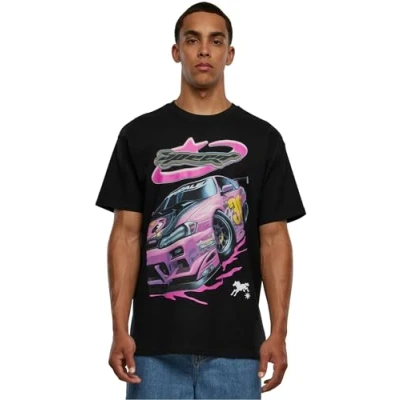 Image of Upscale by Mister Tee Speed Heavy Print Tshirt, Men&#039;s, Size: 4XL, Black