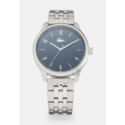 Image of Lacoste Lisbon Watch silvercoloured/blue, Men&#039;s, Size: One Size, Silver coloured/blue
