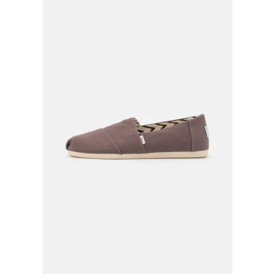 Image of TOMS Alpargata Vegan Slipons ash, Women&#039;s, Size: 3, Ash Cotton