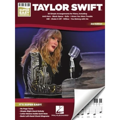 Image of Taylor Swift Super Easy Songbook 2nd Edition