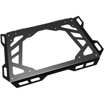 Image of SW Motech Aluminium Luggage Rack Extension, 45x30 cm, Quick Lock, Black