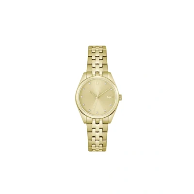 Image of Lacoste Analogue Quartz Watch for women Collection Tuilerie with Stainless Steel bracelet, Gold, bracelet