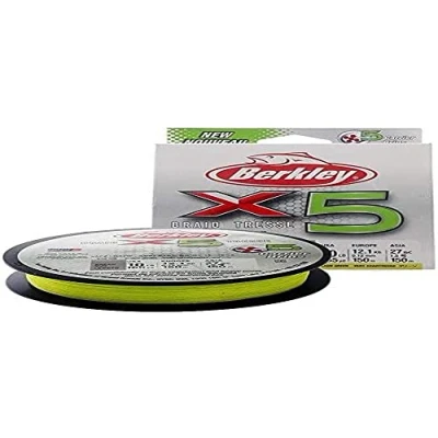Image of Berkley X5 Braid Flame Green 300m 0,40mm 45,6kg Braided fishing line