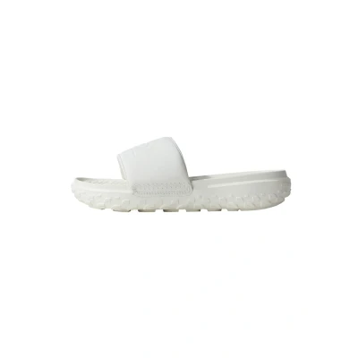 Image of The North Face Never STOP CUSH Pool slides, Women&#039;s, Size: 3, white dune Synthetics