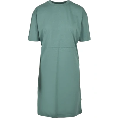 Image of Urban Classics SLIT TEE Jersey dress, Women&#039;s, Size: 4XL, Turquoise