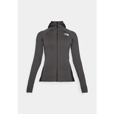 Image of The North Face BOLT Polartec Hoodie Zipup sweatshirt, Women&#039;s, Size: 8/10, Asphalt grey/black