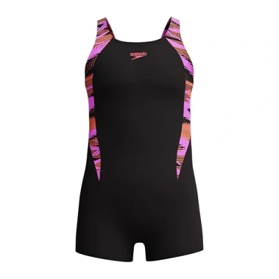 Image of Speedo Girls Hyperboom Splice LEGS Swimsuit for kids, Size: 28, Pink