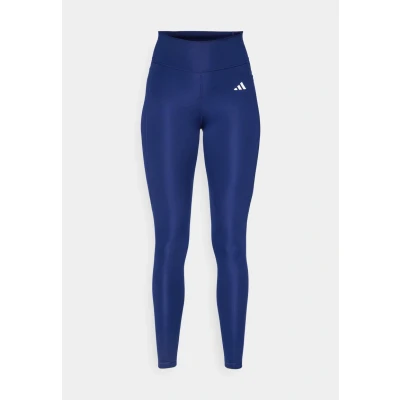 Image of adidas Performance Leggings, Women&#039;s, Size: Medium, Dark blue/white