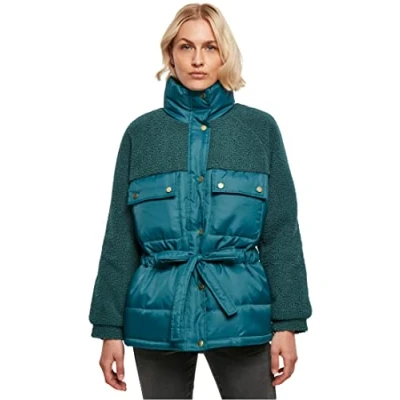 Image of Urban Classics Sherpa MIX Winter jacket, Women&#039;s, Size: 5XL, Jasper