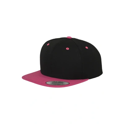 Image of Flexfit Classic Snapback 2TONE Cap, Size: One Size, Black/purple