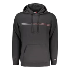 Image of Tommy Jeans Entry Graphic Hoodie Sweatshirt, Men&#039;s, Size: 34, Black