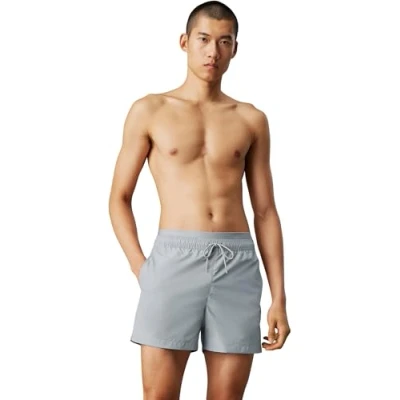 Image of Calvin Klein Swimwear SWIM Medium Double Swimming shorts, Men&#039;s, Size: Small, Quarry