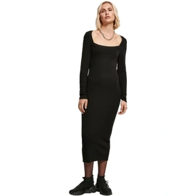 Image of Urban Classics Damen Ladies Jersey dress, Women&#039;s, Size: XL, Black