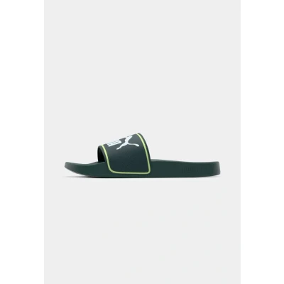 Image of Puma Unisex&#039;s Leadcat 2.0 Slide Sandal, Green Terrain White Fizzy Light, 15 UK