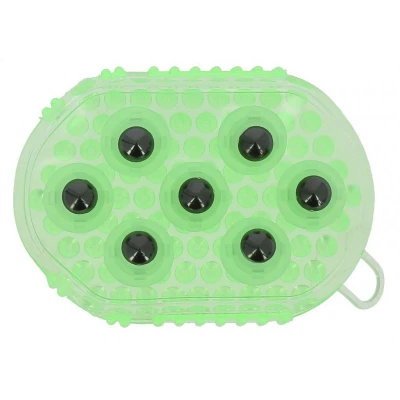 Image of Curry comb and massage double sided glove