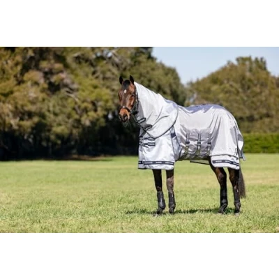 Image of LeMieux Kudos AeroGuard Fly Rug Silver 6ft9