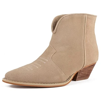 Image of L37 Dancing IN THE Moonlight Ankle boots, Women&#039;s, Size: 6.5, Brown Suede