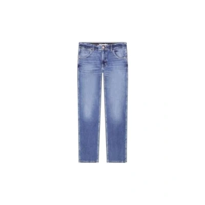 Image of Wrangler Greensboro Straight leg jeans, Men&#039;s, Size: 38x34, Mid authentic wash