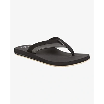 Image of Billabong ALL DAY Impact Tbar sandals, Men&#039;s, Size: 9, Black Synthetics/textile