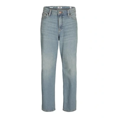 Image of Jack &amp; Jones Junior Baggy Jjialex Jjoriginal Relaxed fit jeans for kids, Size: 14y, Blue denim