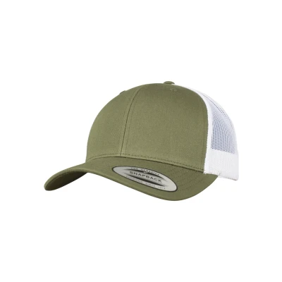 Image of Flexfit Trucker Cap, Size: One Size, Buck/white