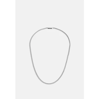 Image of Lacoste Spelt Necklace silvercoloured, Men&#039;s, Size: One Size, Silver coloured