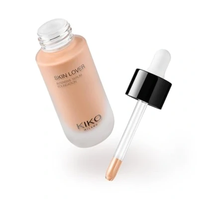 Image of KIKO Milano Skin Lover Intensive Serum Foundation 28ml (Various Shades) 3.5 Warm Gold