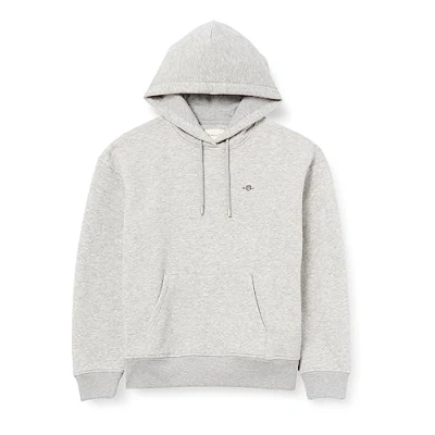 Image of GANT Hoodie, Women&#039;s, Size: XXL, Light grey melange
