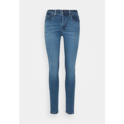 Image of Levi&#039;s 721 HIGH RISE Skinny Jeans Fit, Women&#039;s, Size: 23x28, Blue wave mid med indigo