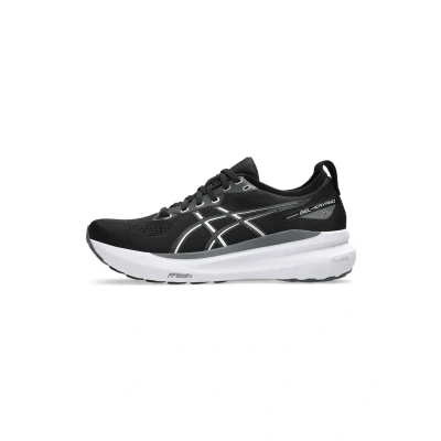 Image of Asics Gelkayano 31 Stability running shoes, Men&#039;s, Size: 9, Black white Synthetics