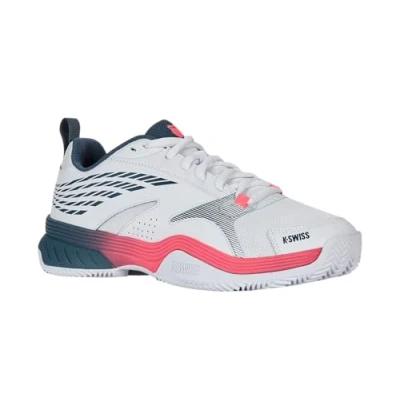 Image of K SWISS Speedex Clay court tennis shoes, Men&#039;s, Size: 9.5, White stargazer neon blaze shoes