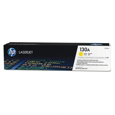 Image of HP CF352A 130A Original LaserJet Toner Cartridge, Yellow, Single Pack