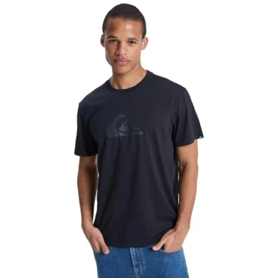 Image of Quiksilver Men&#039;s Ev Comp Logo Ss T Shirt (Pack of 1)