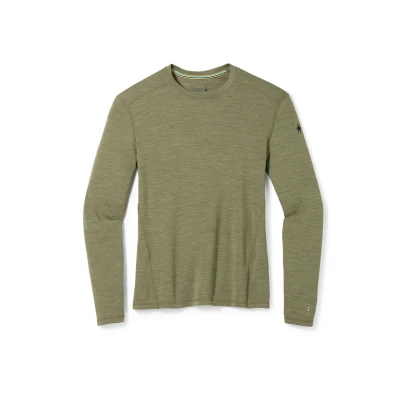 Image of Smartwool Classic Thermal Merino BASE Layer CREW Undershirt, Men&#039;s, Size: Large, Winter moss heather