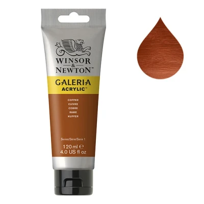 Image of Winsor &amp; Newton Galeria Acrylic Paint 120 ml Copper