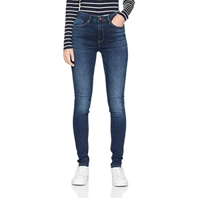Image of ONLY Women&#039;s Paola Hw Sk Denim Jeans Noos, Dark Blue Denim, S / 30L