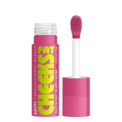 Image of NYX Professional Makeup Fat Cheeks Juicy Blush, Liquid up to 12H Wear, Product Does Not Fade (various shades) 8ml Plum Pop