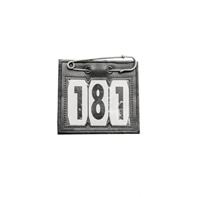 Image of Kentucky Head number PVC with safety pin