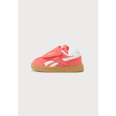 Image of Reebok Classic Smash EDGE HOOK &amp; LOOP Unisex Baby shoes for kids, Size: 55, Sunset coral/electric amber/rgum Suede