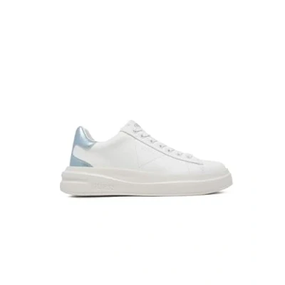 Image of Guess Elbina Trainers, Women&#039;s, Size: 3, White/blue High quality imitation leather