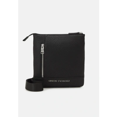 Image of Armani Exchange Borsa Tracolla Unisex Across body bag, Size: One Size, Nero