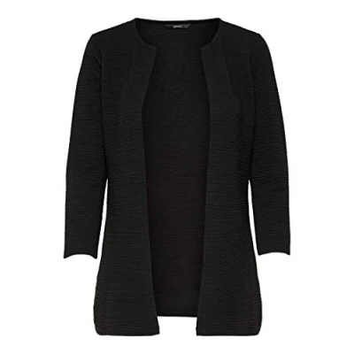 Image of ONLY LECO Cardigan, Women&#039;s, Size: XS, Black